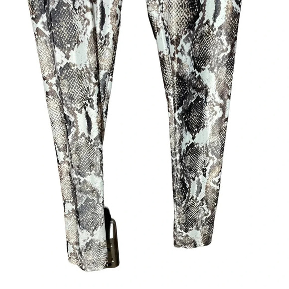 KORAL Lustrous High-rise Leggings Diamond‎ Back Brown Snakeskin Size Small - Picture 5 of 10
